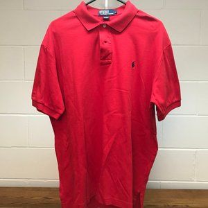 Ralph Lauren Polo Red w/ Blue Size L